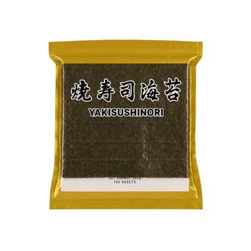 Alga Nori Gold - Caja de 40 paquetes de 100 hojas