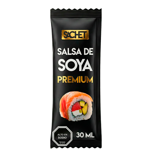 Salsa de Soya premium 30ml - Caja de 250 u.