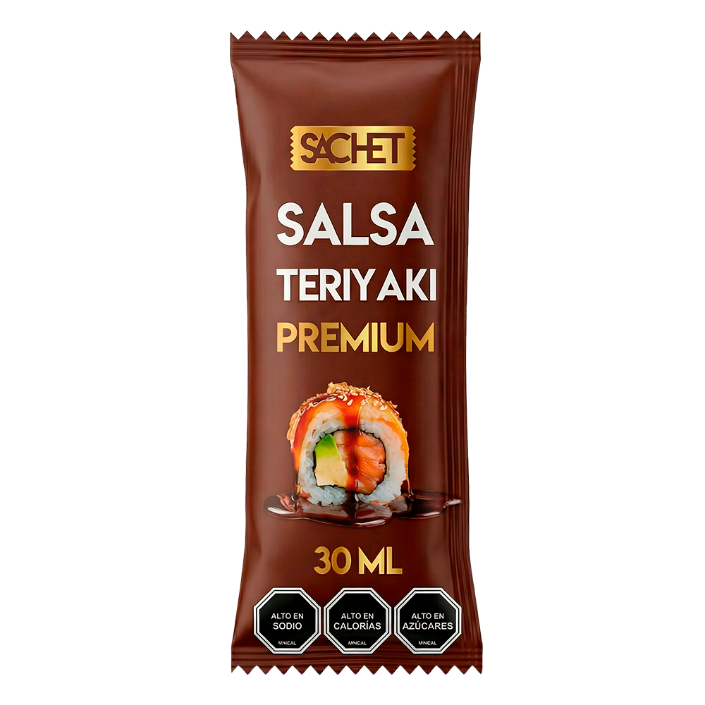 Salsa Teriyaki premium 30ml - Caja de 250 u.