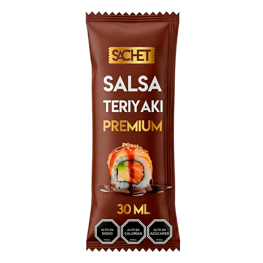 Salsa Teriyaki premium 30ml - Caja de 250 u.