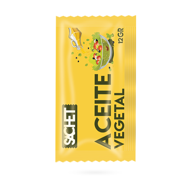Aceite Vegetal en Sachet 12gr – Caja de 500 unidades