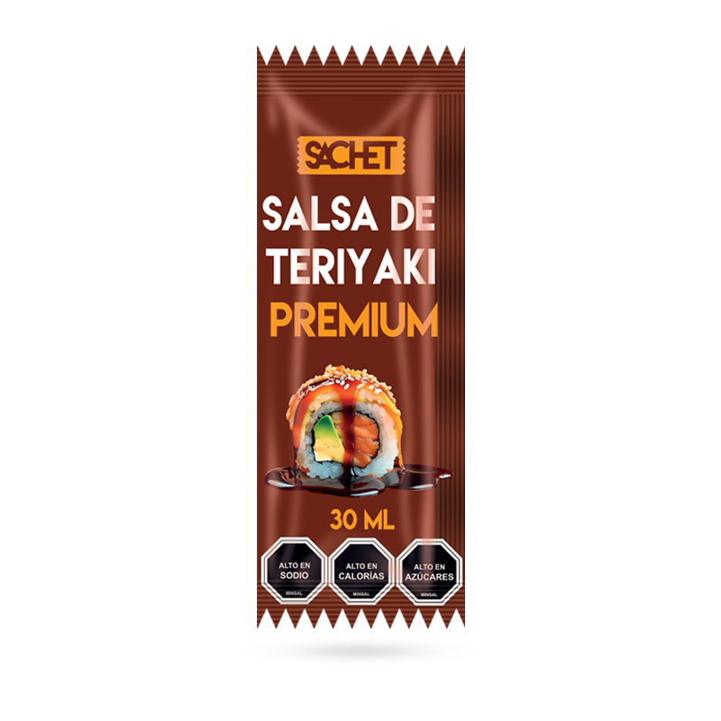 Salsa Teriyaki premium 30ml - Caja de 250 u.