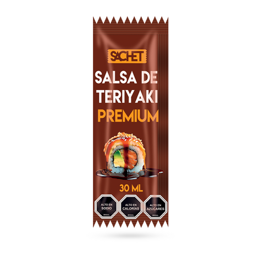 Salsa Teriyaki premium 30ml - Caja de 250 u.